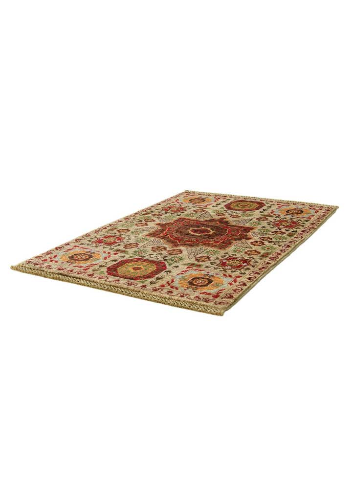 2' x 3' Hand Knotted Mamluk Ziegler Rug
