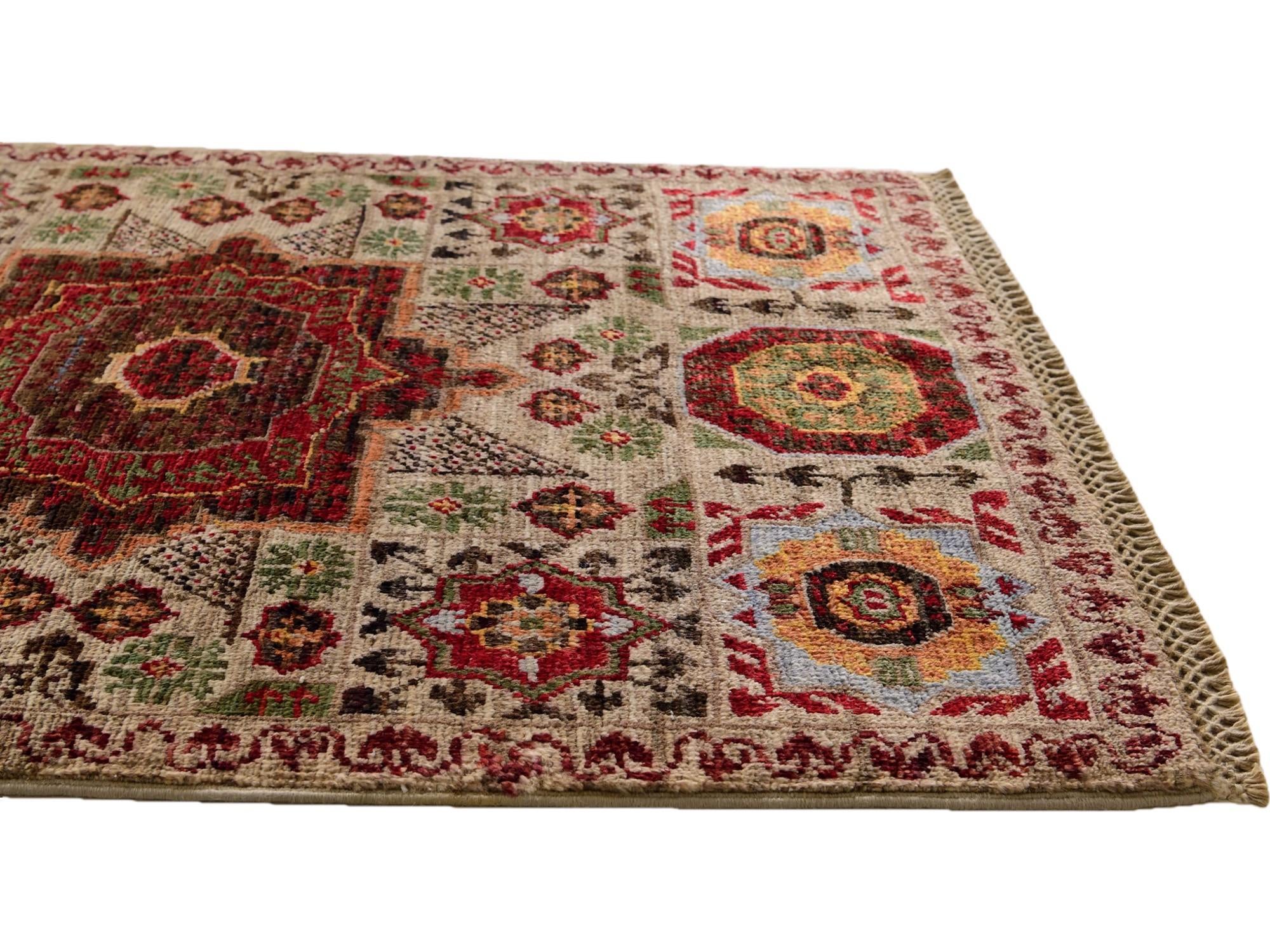 2' x 3' Hand Knotted Mamluk Ziegler Rug