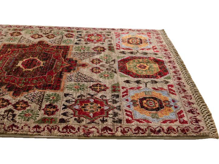 2' x 3' Hand Knotted Mamluk Ziegler Rug