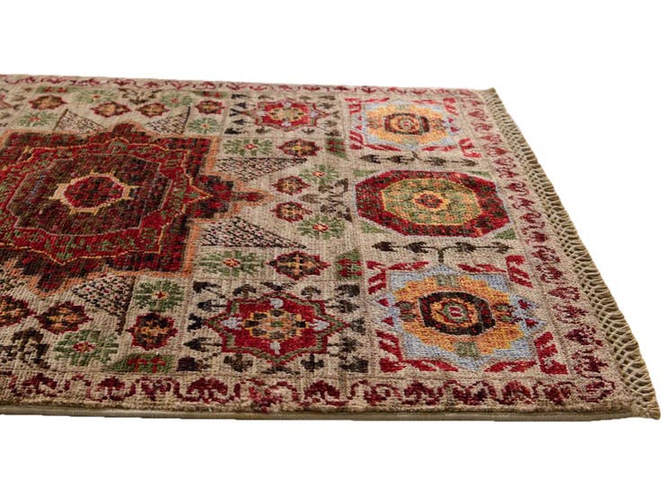 Detail image of 2' x 3' Hand Knotted Mamluk Ziegler Rug