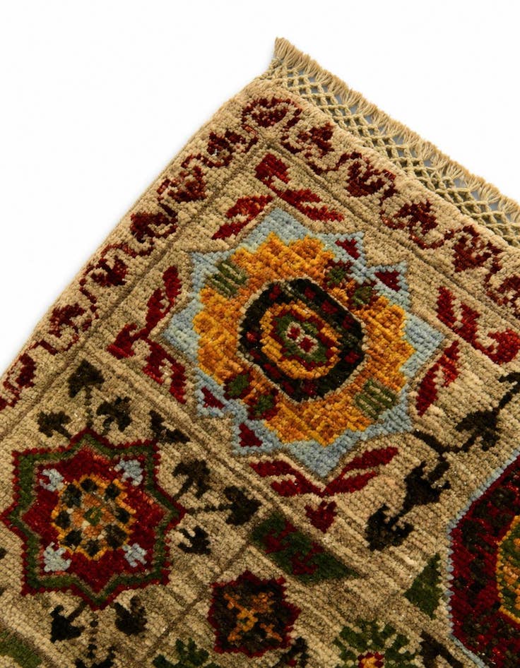 Detail image of 2' x 3' Hand Knotted Mamluk Ziegler Rug