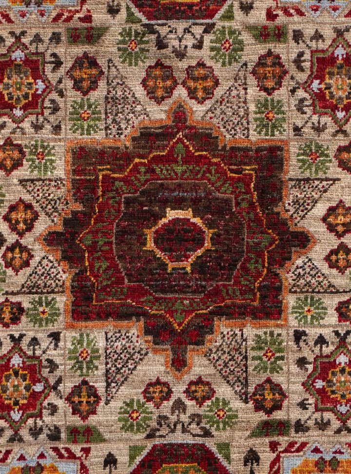 2' x 3' Hand Knotted Mamluk Ziegler Rug