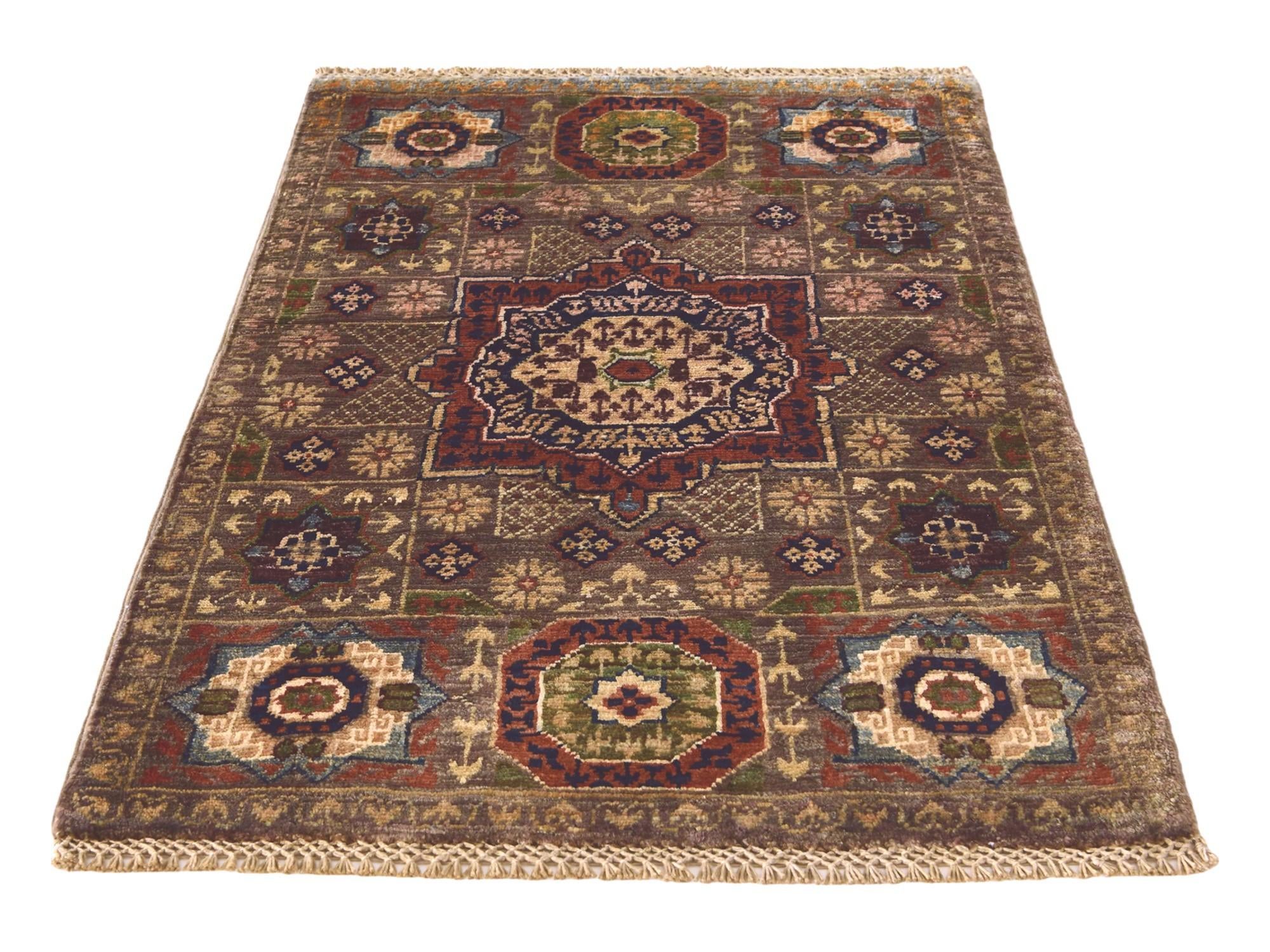 2' 1 x 3' 2 Hand Knotted Mamluk Ziegler Rug