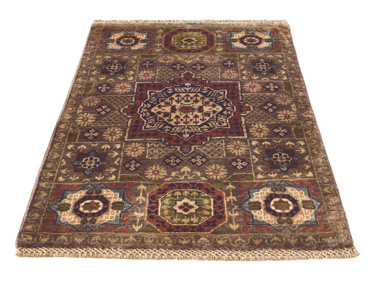 Detail image of 2' 1 x 3' 2 Hand Knotted Mamluk Ziegler Rug