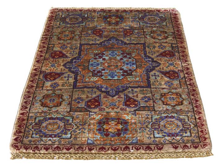 2' x 3' 1 Hand Knotted Mamluk Ziegler Rug