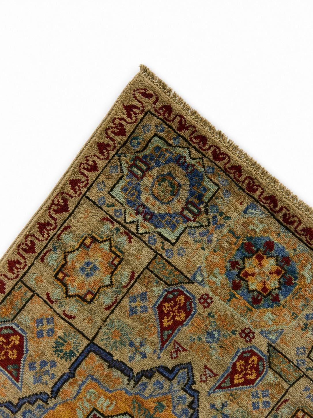 2' x 3' 1 Hand Knotted Mamluk Ziegler Rug