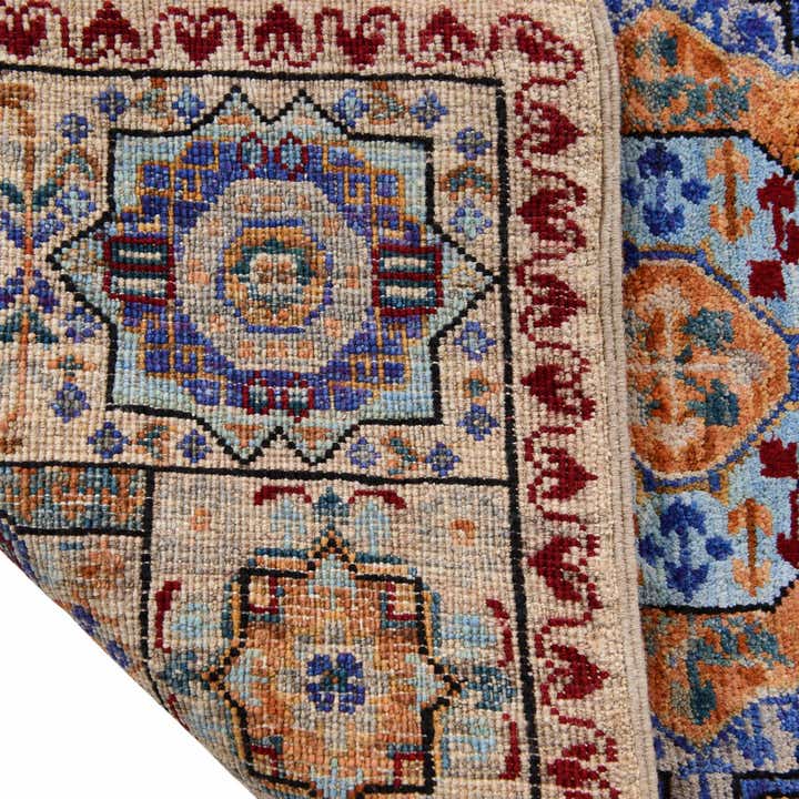60cm x 95cm anudado a mano Mamluk Ziegler Alfombra