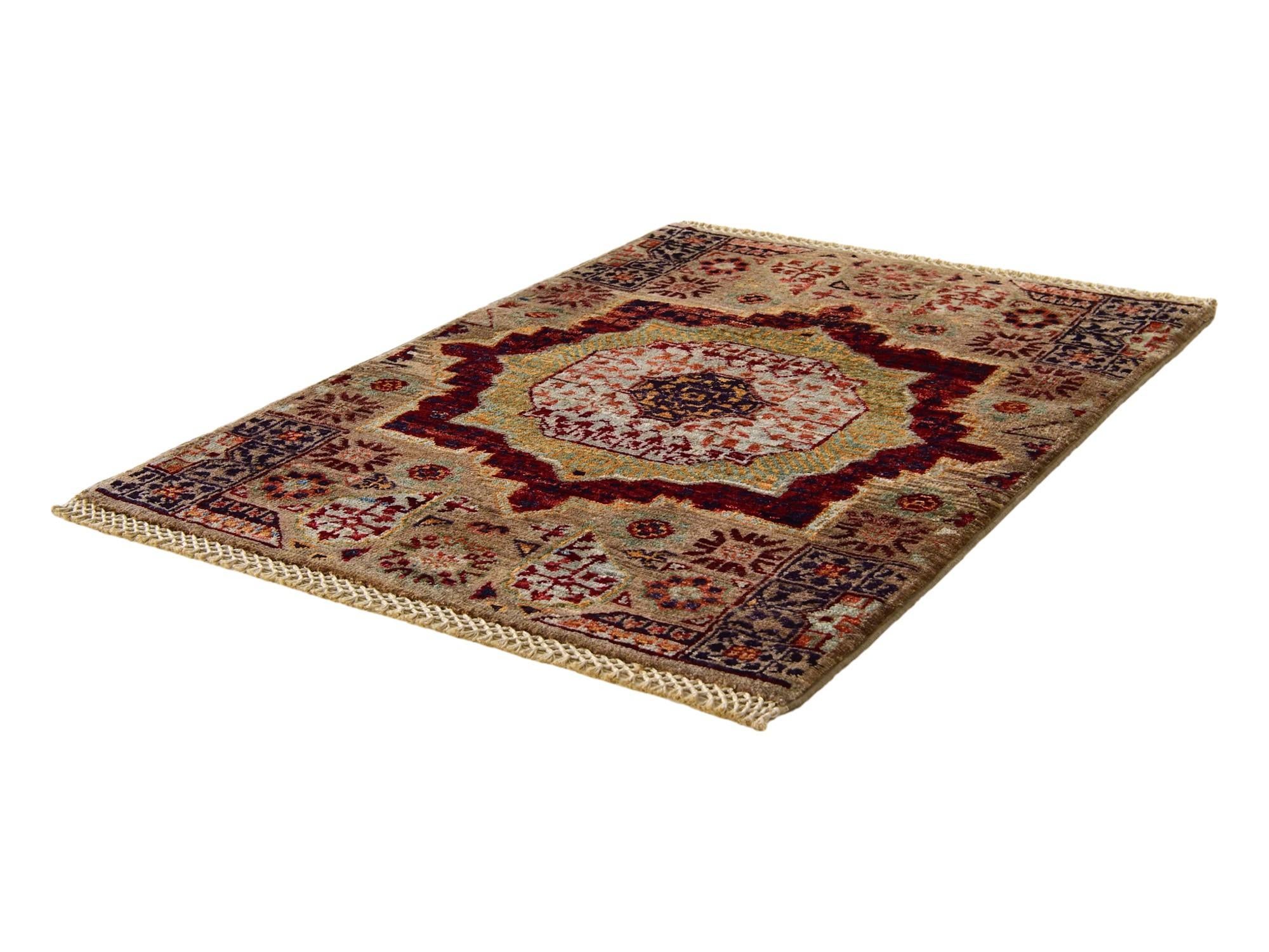 2' x 2' 11 Hand Knotted Mamluk Ziegler Rug