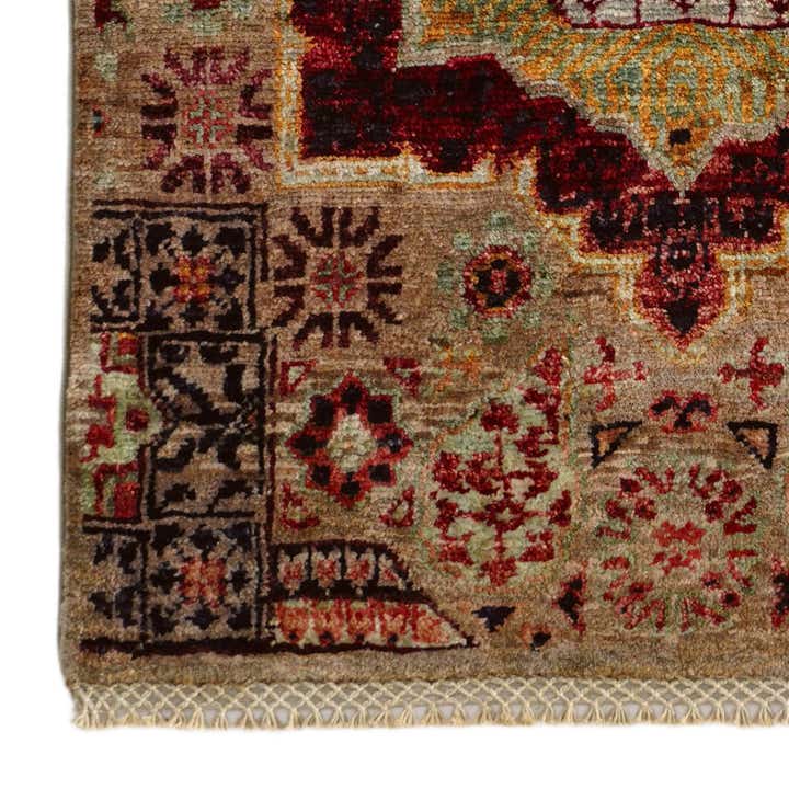 2' x 2' 11 Hand Knotted Mamluk Ziegler Rug
