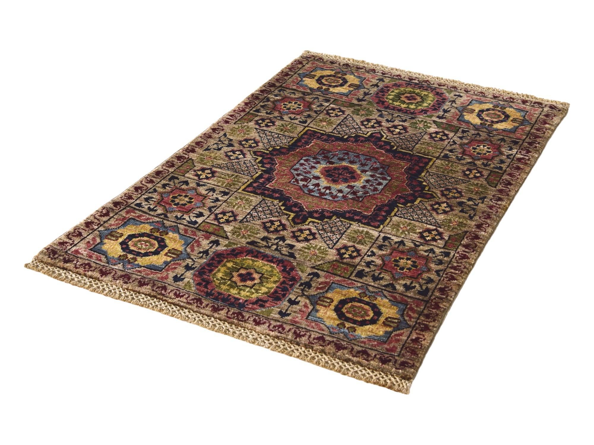 2' 1 x 3' 1 Hand Knotted Mamluk Ziegler Rug