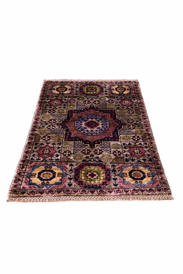 Detail image of 2' 1 x 3' 1 Hand Knotted Mamluk Ziegler Rug