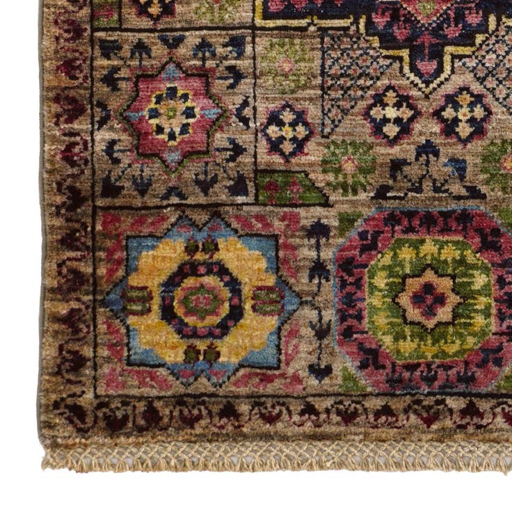 Detail image of 2' 1 x 3' 1 Hand Knotted Mamluk Ziegler Rug