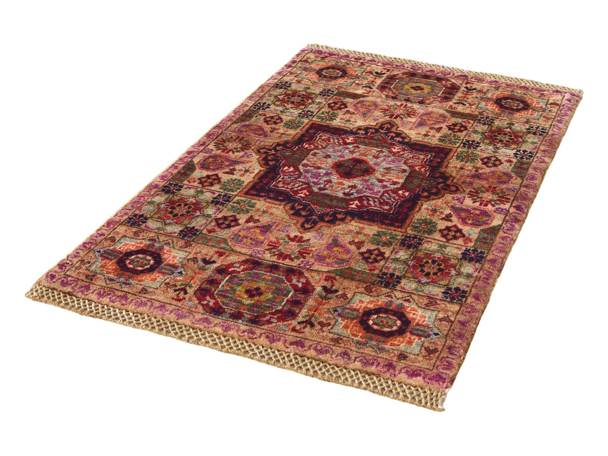 2' x 3' 2 Hand Knotted Mamluk Ziegler Rug