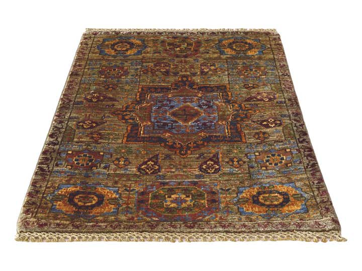 2' 3 x 3' Hand Knotted Mamluk Ziegler Rug