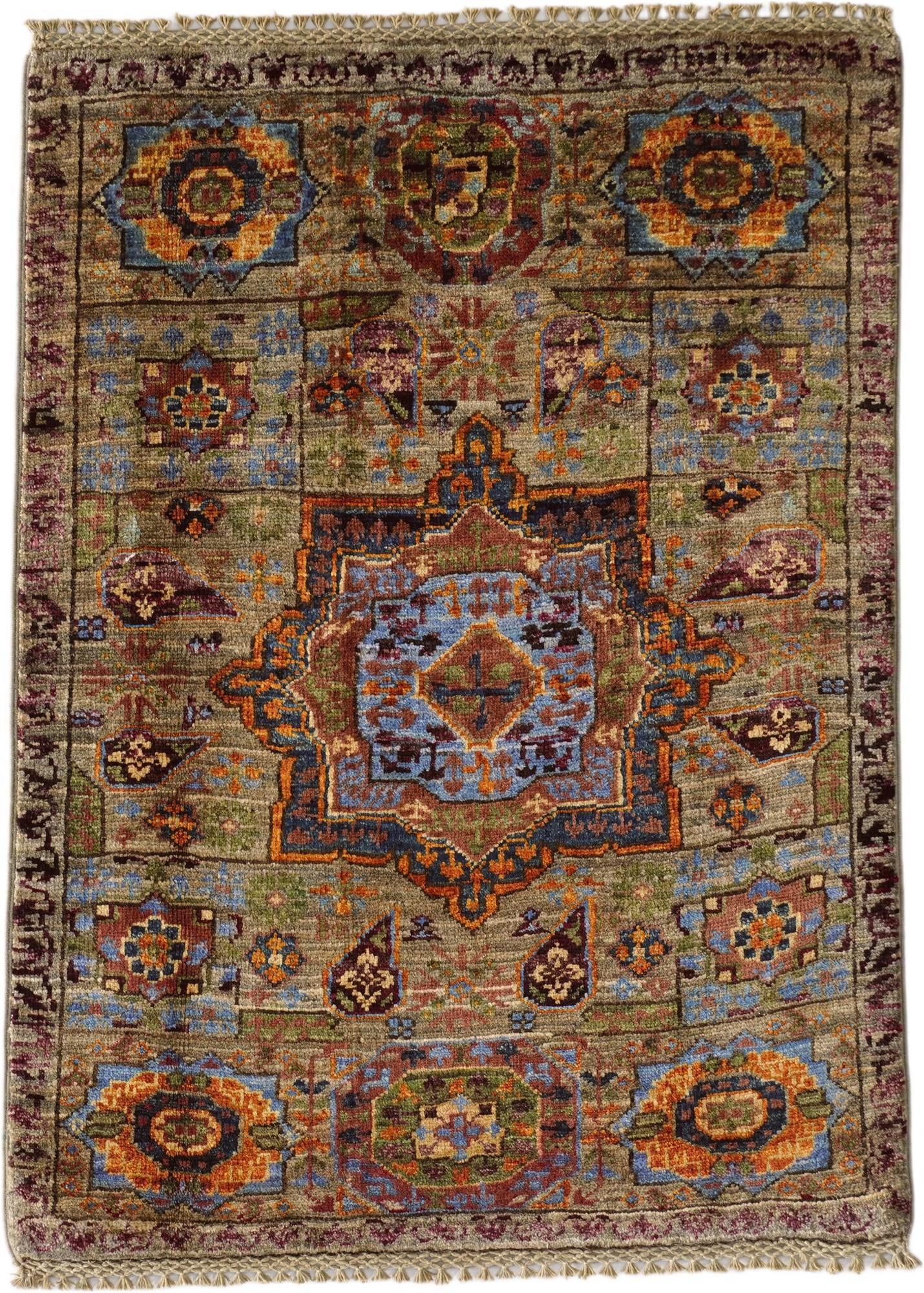 2' 3 x 3' Hand Knotted Mamluk Ziegler Rug