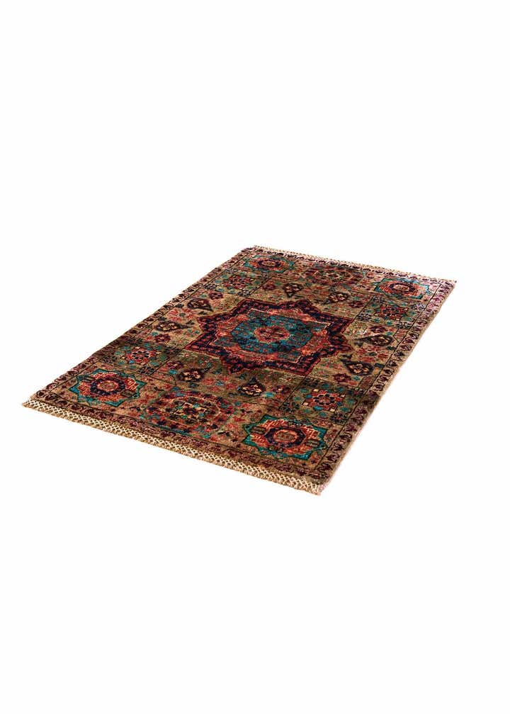 2' x 3' 1 Hand Knotted Mamluk Ziegler Rug