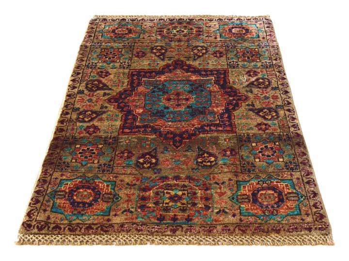2' x 3' 1 Hand Knotted Mamluk Ziegler Rug