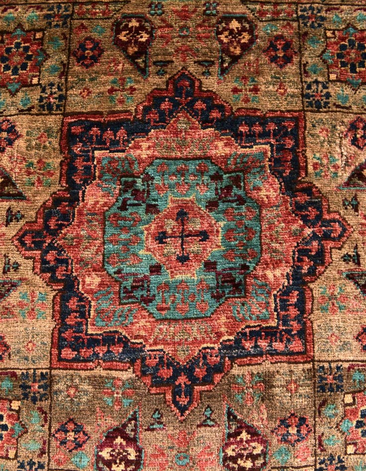 Detail image of 2' x 3' 1 Hand Knotted Mamluk Ziegler Rug