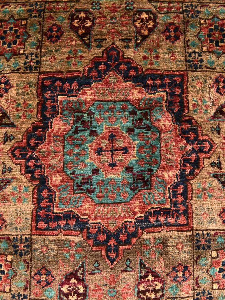 2' x 3' 1 Hand Knotted Mamluk Ziegler Rug