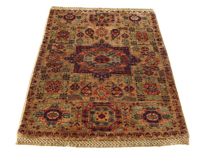 2' x 3' 1 Hand Knotted Mamluk Ziegler Rug