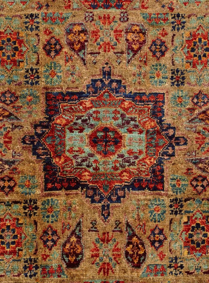Detail image of 2' x 3' 1 Hand Knotted Mamluk Ziegler Rug