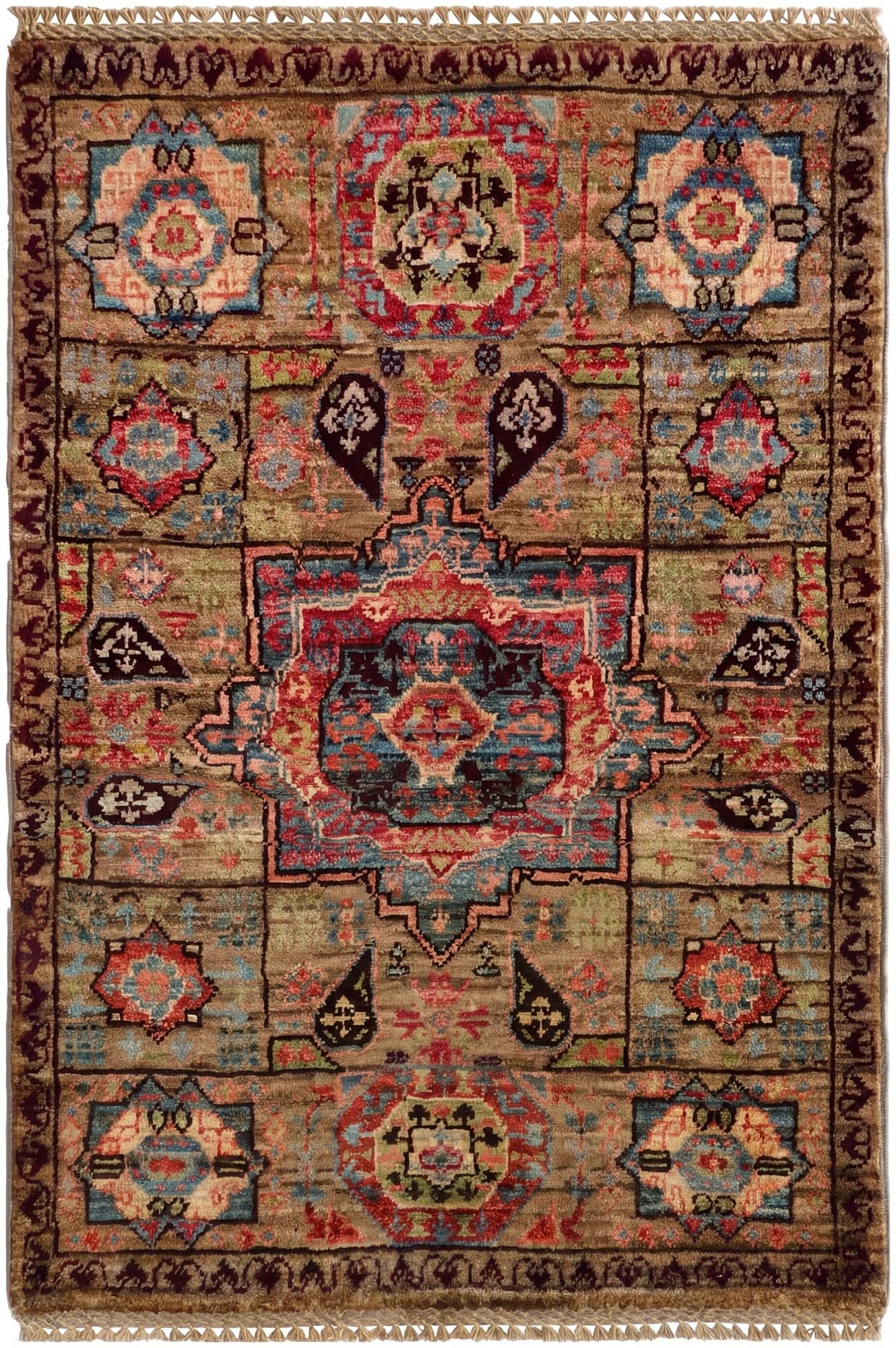 2' x 3' 1 Hand Knotted Mamluk Ziegler Rug