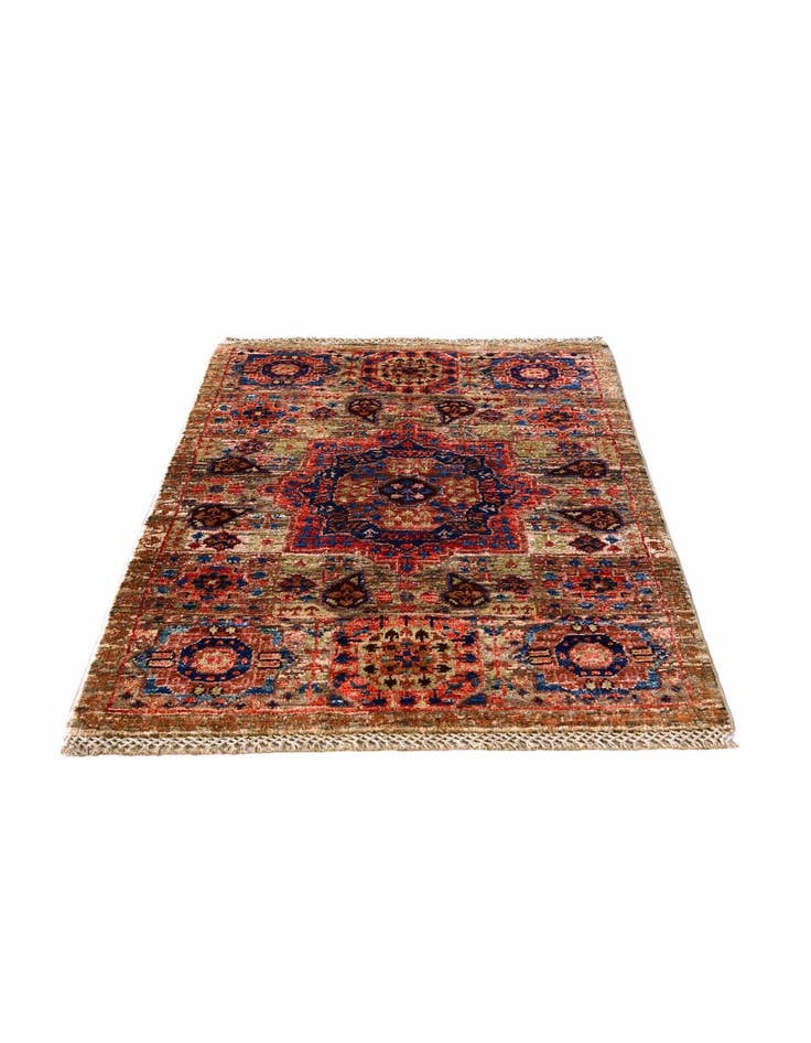 Detail image of 2' x 3' 3 Hand Knotted Mamluk Ziegler Rug