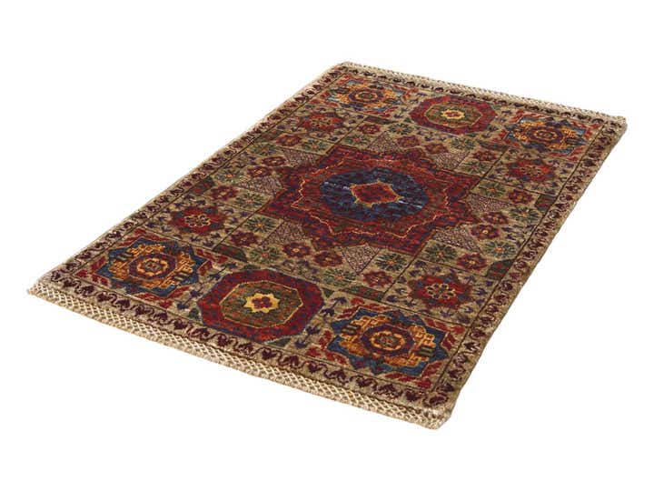 2' 1 x 3' 1 Hand Knotted Mamluk Ziegler Rug
