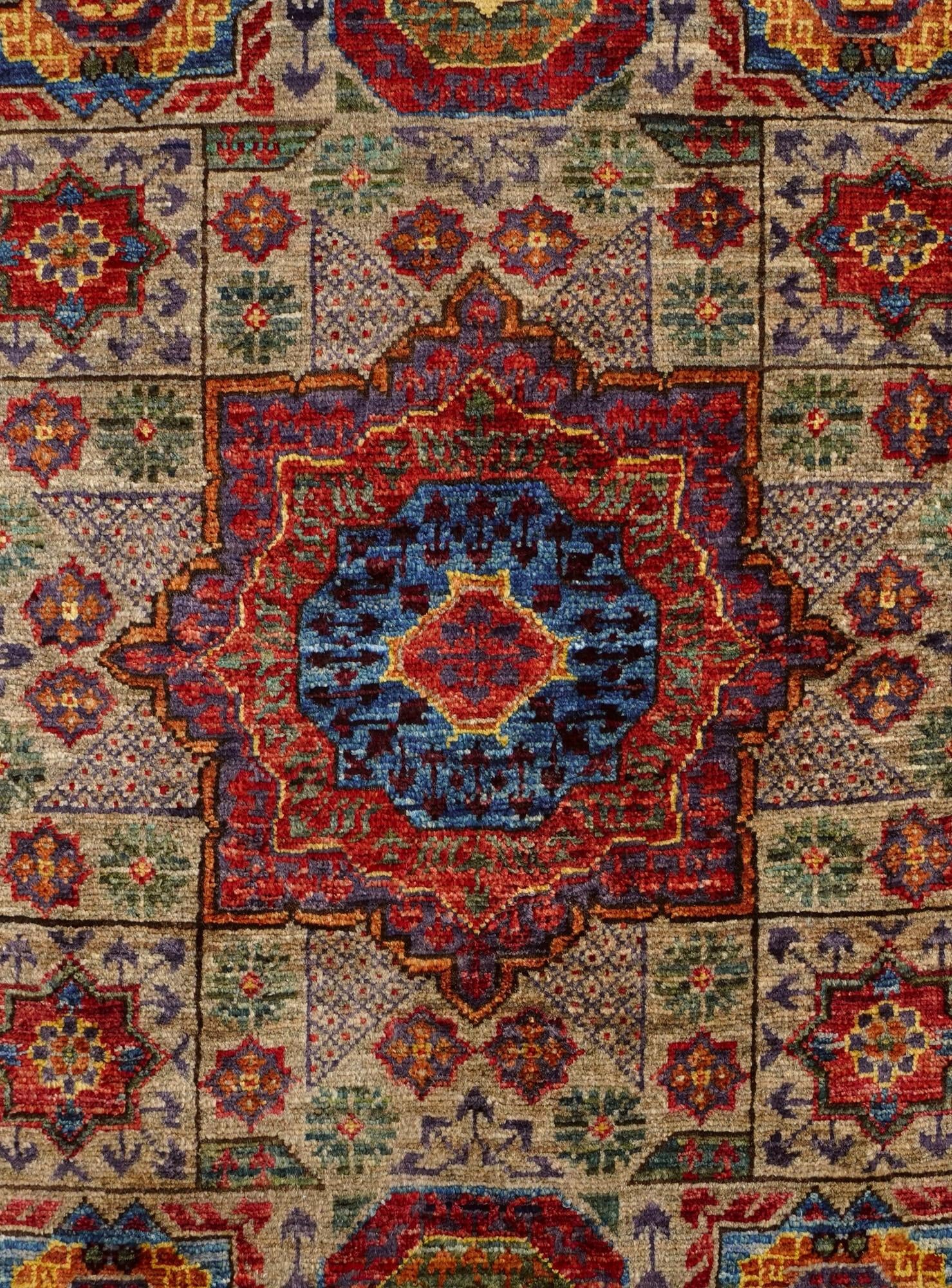 2' 1 x 3' 1 Hand Knotted Mamluk Ziegler Rug