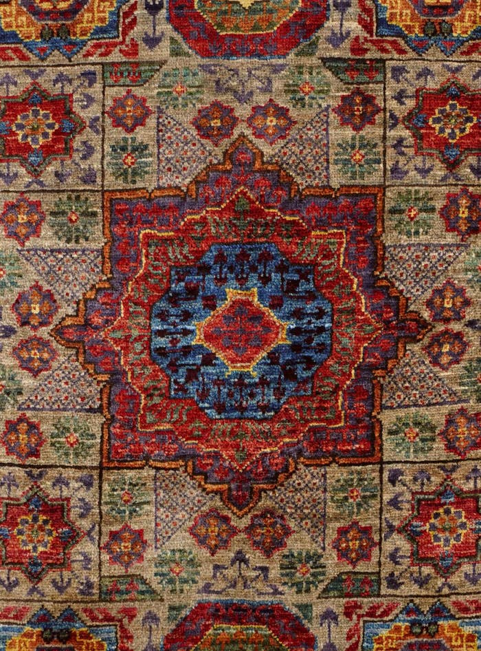 Detail image of 2' 1 x 3' 1 Hand Knotted Mamluk Ziegler Rug