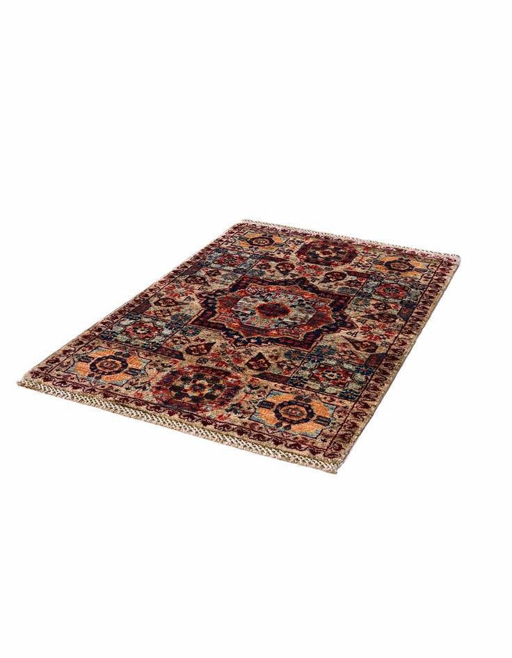 Detail image of 2' x 3' Hand Knotted Mamluk Ziegler Rug