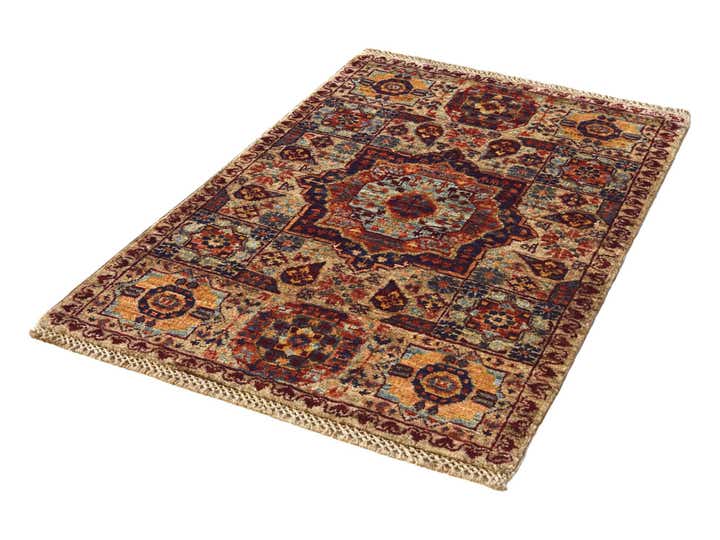2' x 3' Hand Knotted Mamluk Ziegler Rug