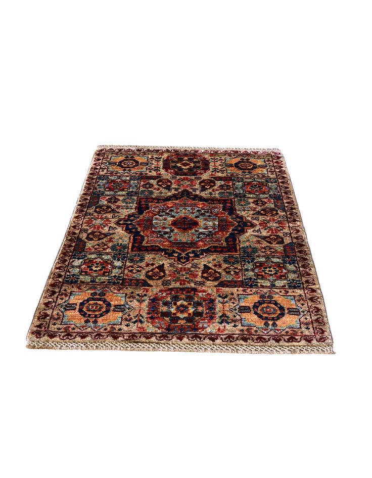 Detail image of 2' x 3' Hand Knotted Mamluk Ziegler Rug