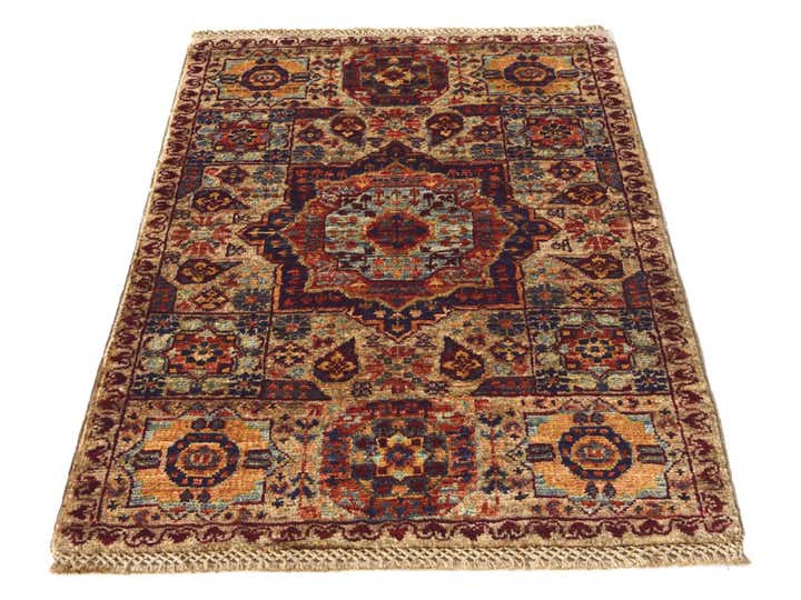 2' x 3' Hand Knotted Mamluk Ziegler Rug