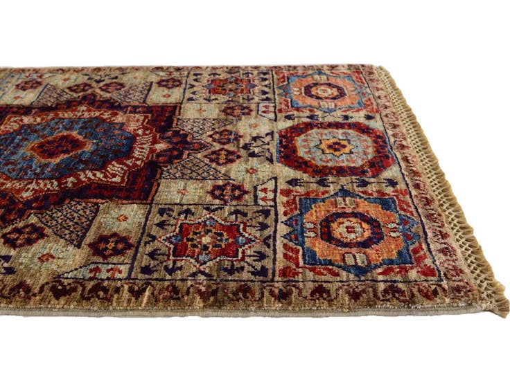 Detail image of 2' x 2' 11 Hand Knotted Mamluk Ziegler Rug