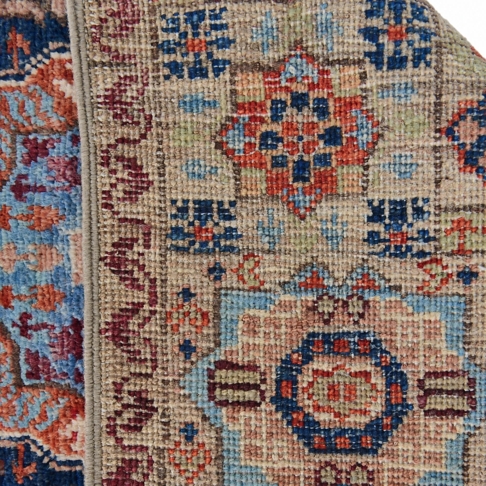 60cm x 95cm Hand Knotted Mamluk Ziegler Rug
