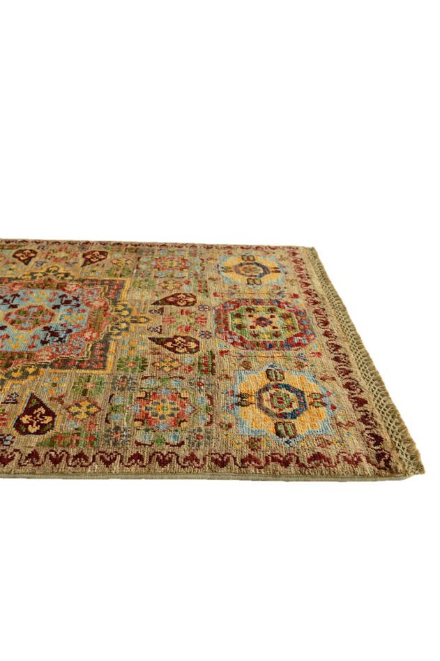 Detail image of 2' x 2' 11 Hand Knotted Mamluk Ziegler Rug