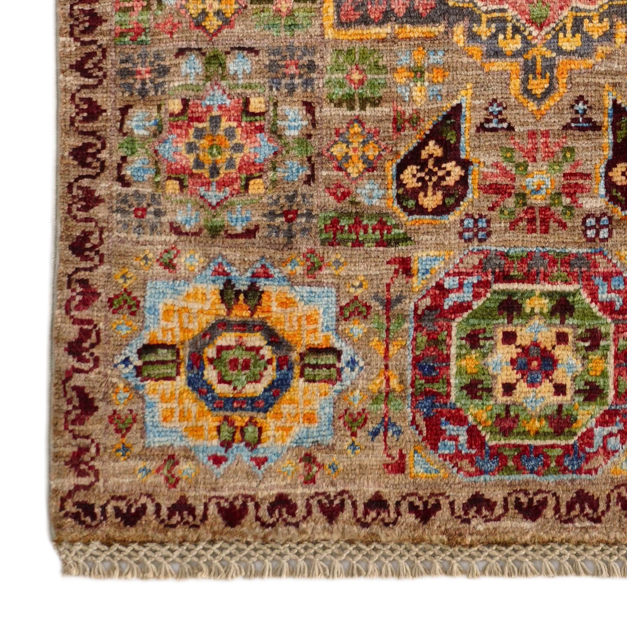 2' x 2' 11 Hand Knotted Mamluk Ziegler Rug