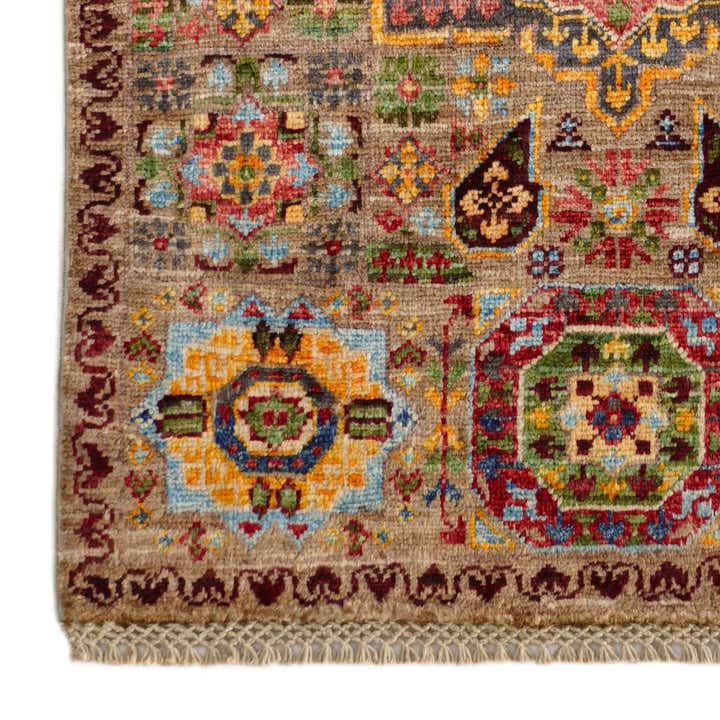 2' x 2' 11 Hand Knotted Mamluk Ziegler Rug