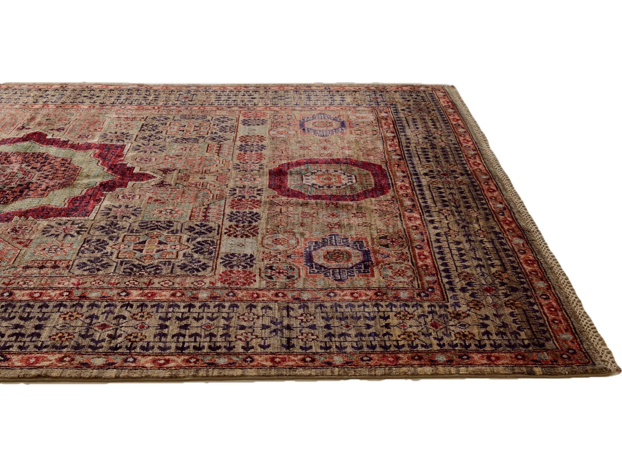 5' 5 x 8' 1 Hand Knotted Mamluk Ziegler Rug