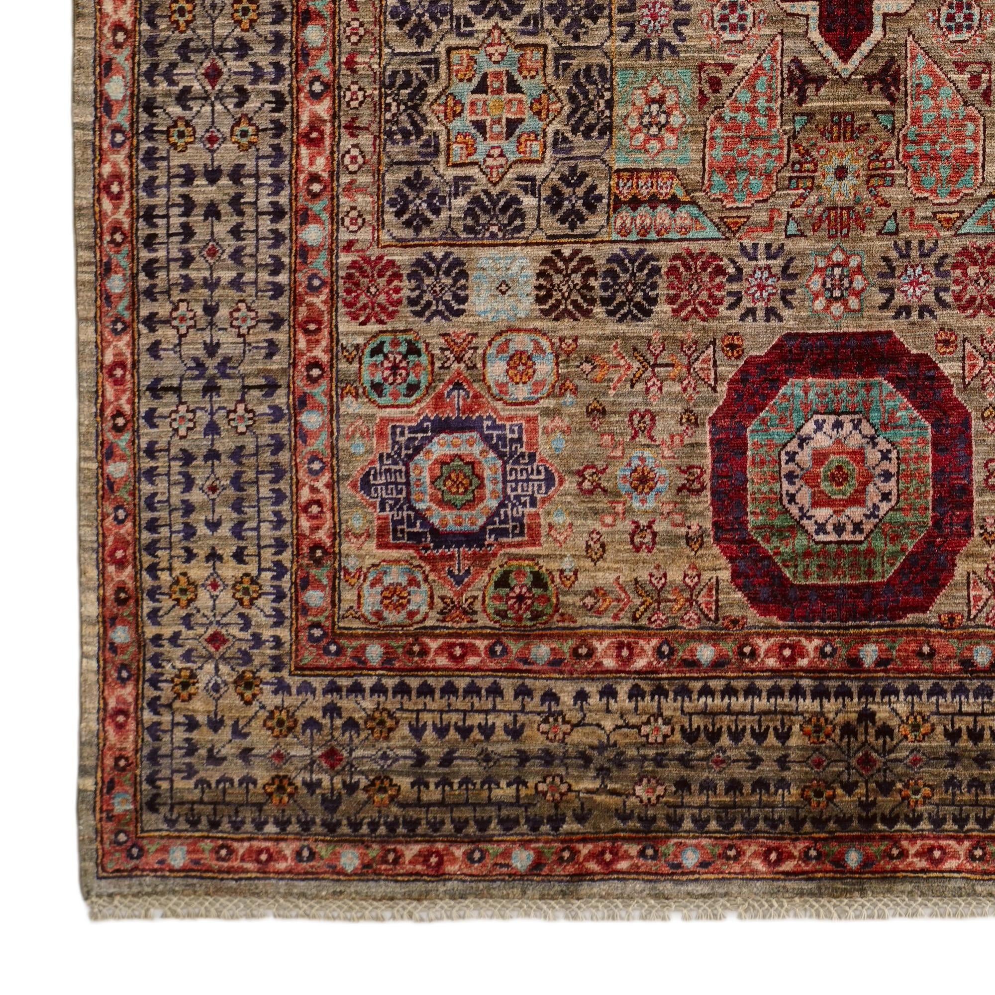5' 5 x 8' 1 Hand Knotted Mamluk Ziegler Rug