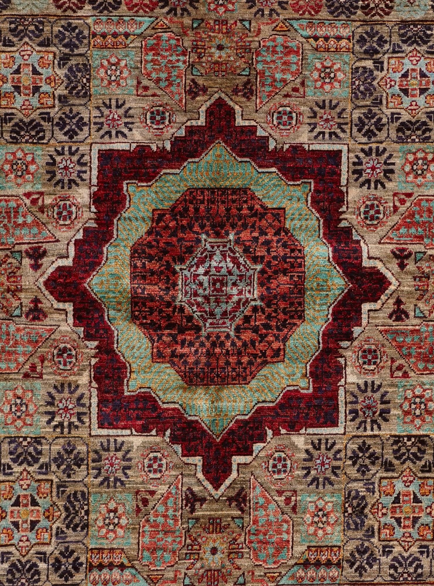 5' 5 x 8' 1 Hand Knotted Mamluk Ziegler Rug