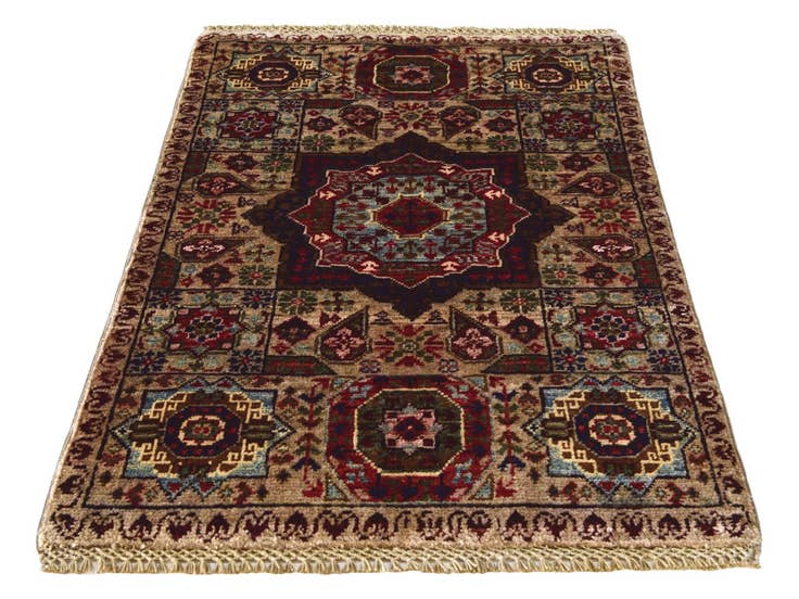 Detail image of 1' 11 x 2' 11 Hand Knotted Mamluk Ziegler Rug