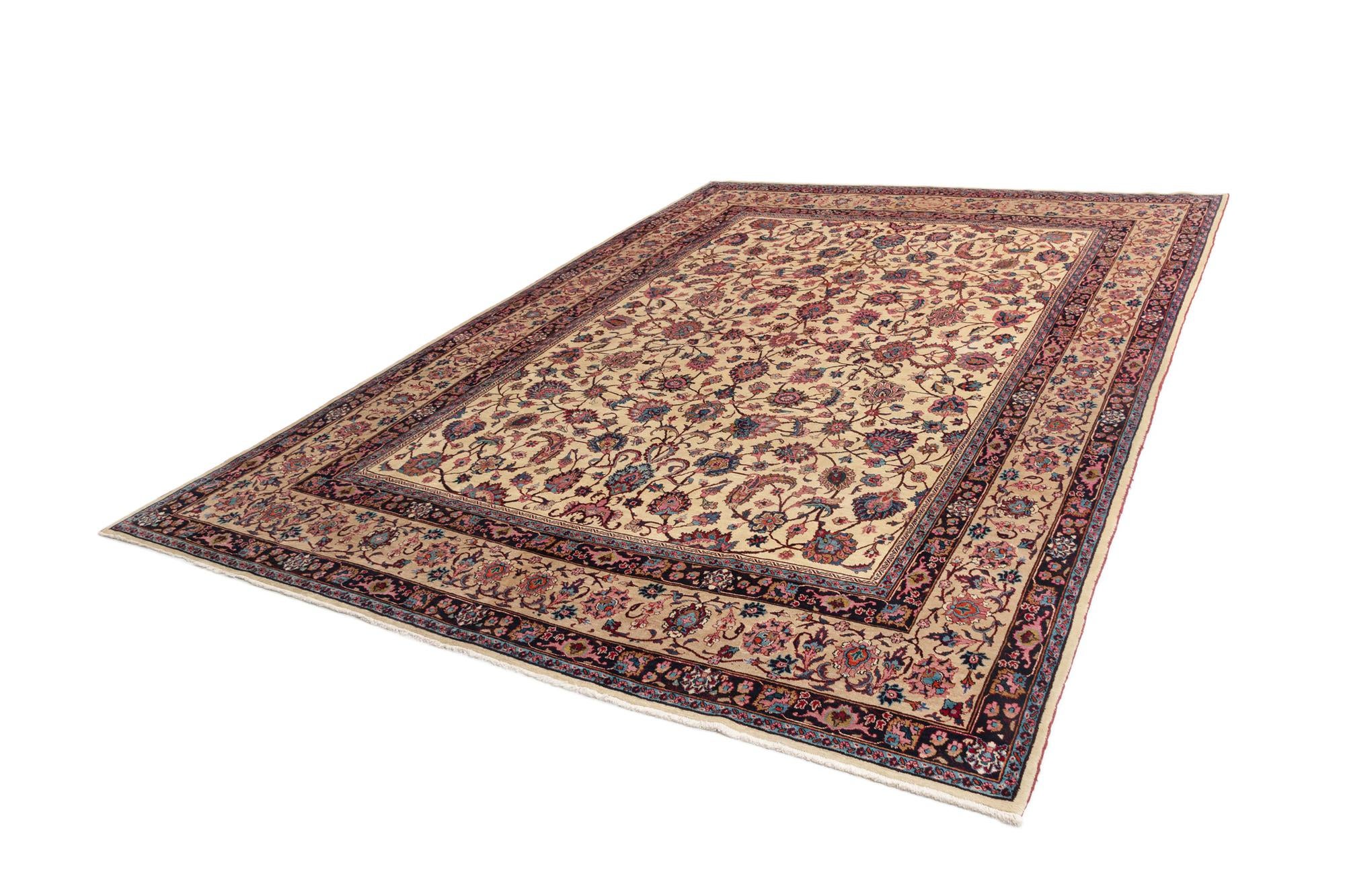 9' 8 x 13' Mashad Wool Rug