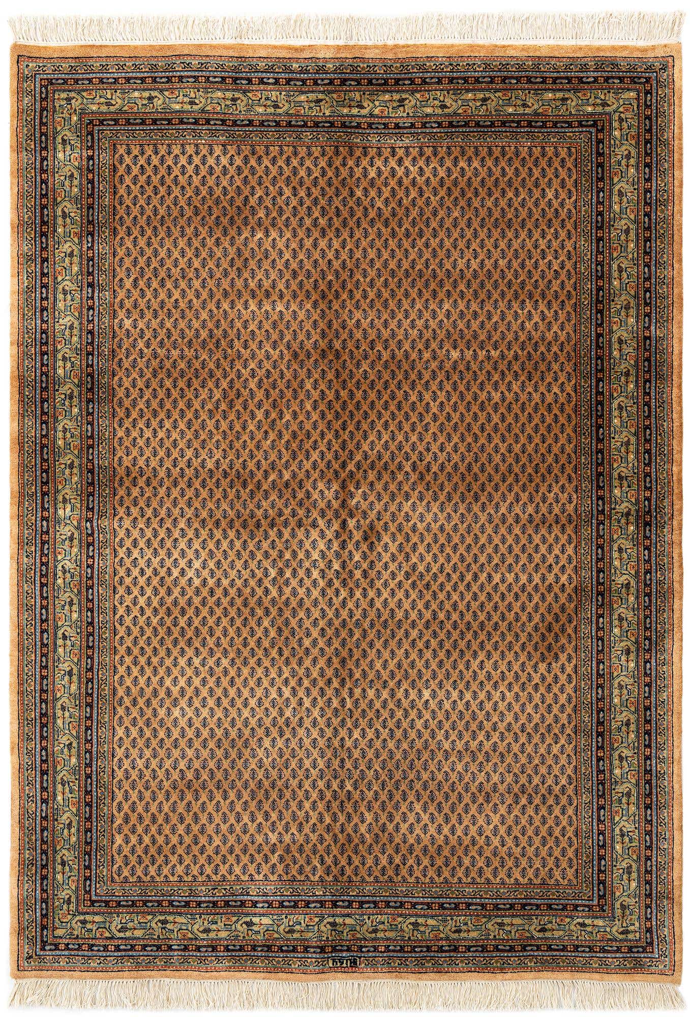 5' 8 x 7' 9 Hand Knotted Mir Oriental Wool Rug