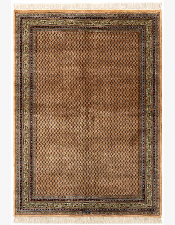 5' 8 x 7' 9 Hand Knotted Mir Oriental Wool Rug