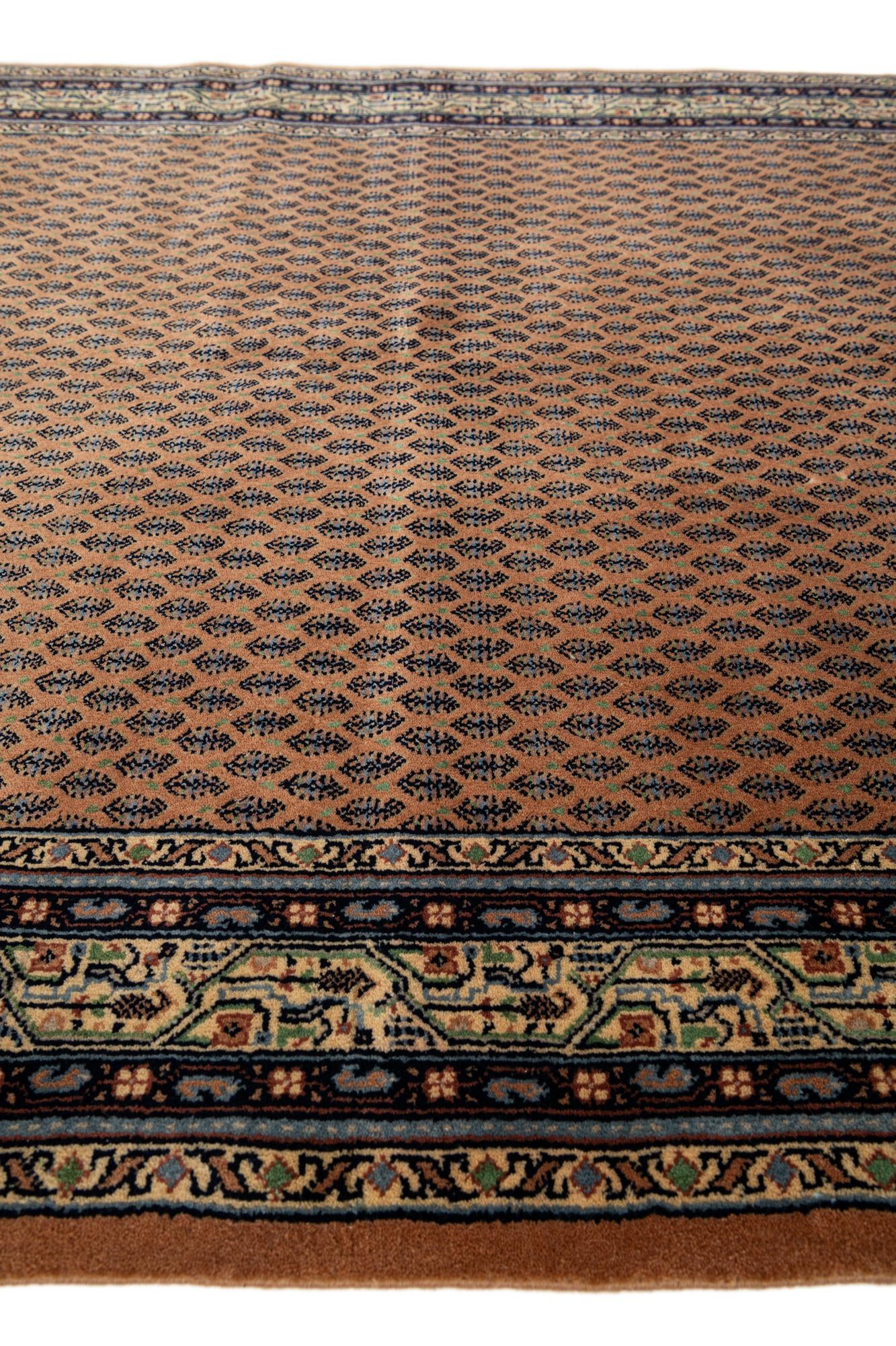 4' 7 x 6' 7 Hand Knotted Mir Oriental Wool Rug