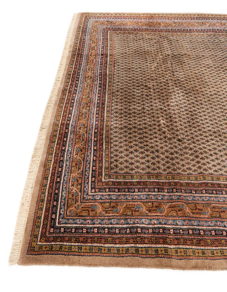 Detail image of 8' x 11' 5  Hand Knotted Mir Wool Rug