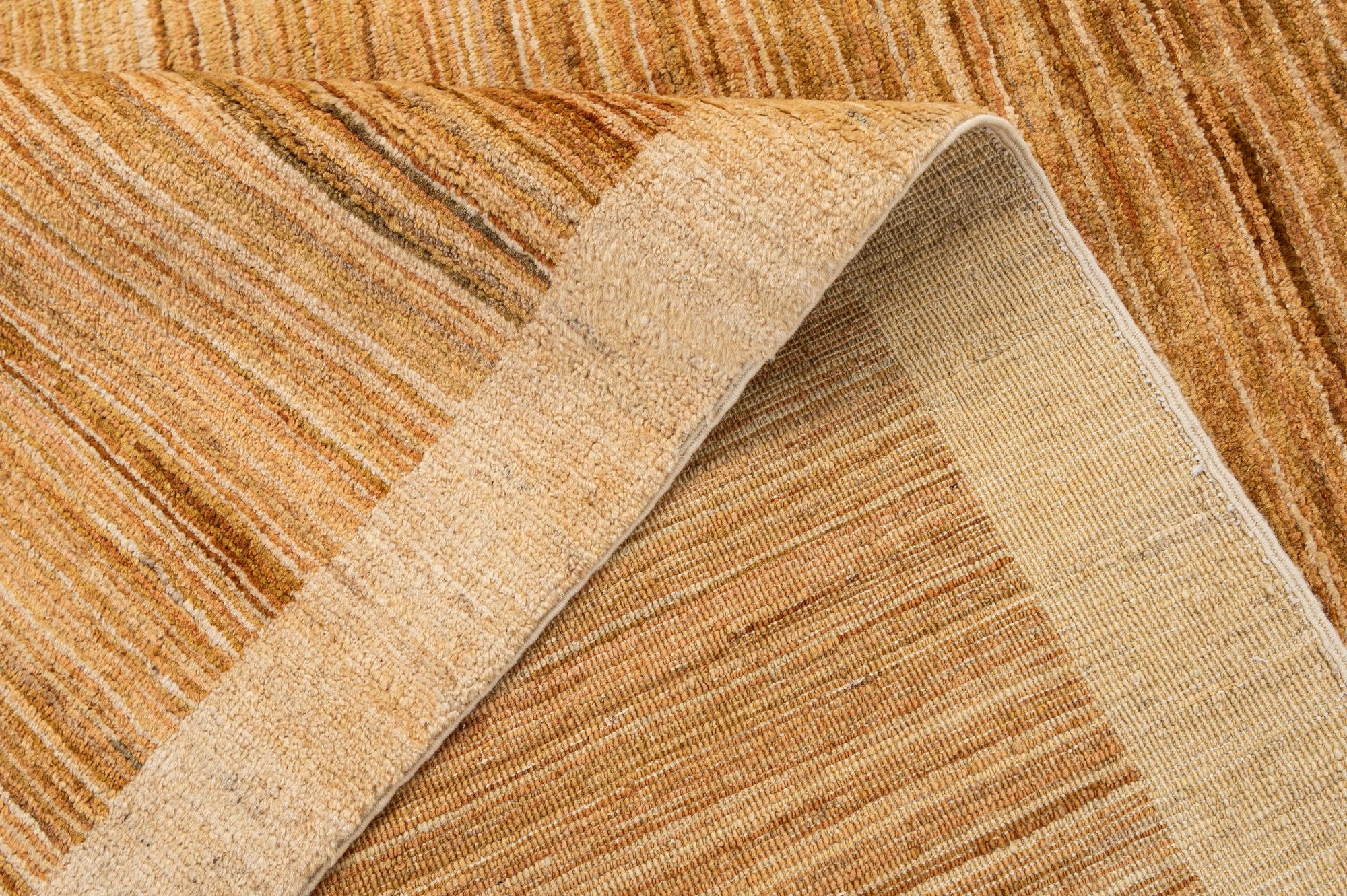 8' x 9' 6 Hand Knotted Modern Ziegler Wool Rug