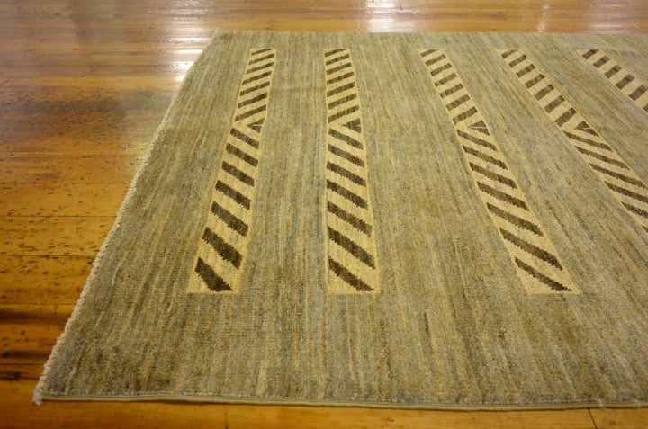 3' 9 x 5' 11 Hand Knotted Modern Ziegler Oriental Rug
